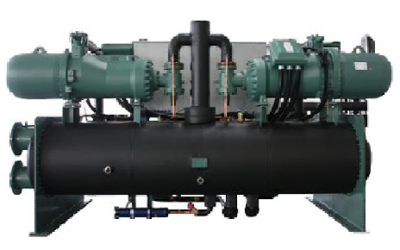 Water cooled screw chiller